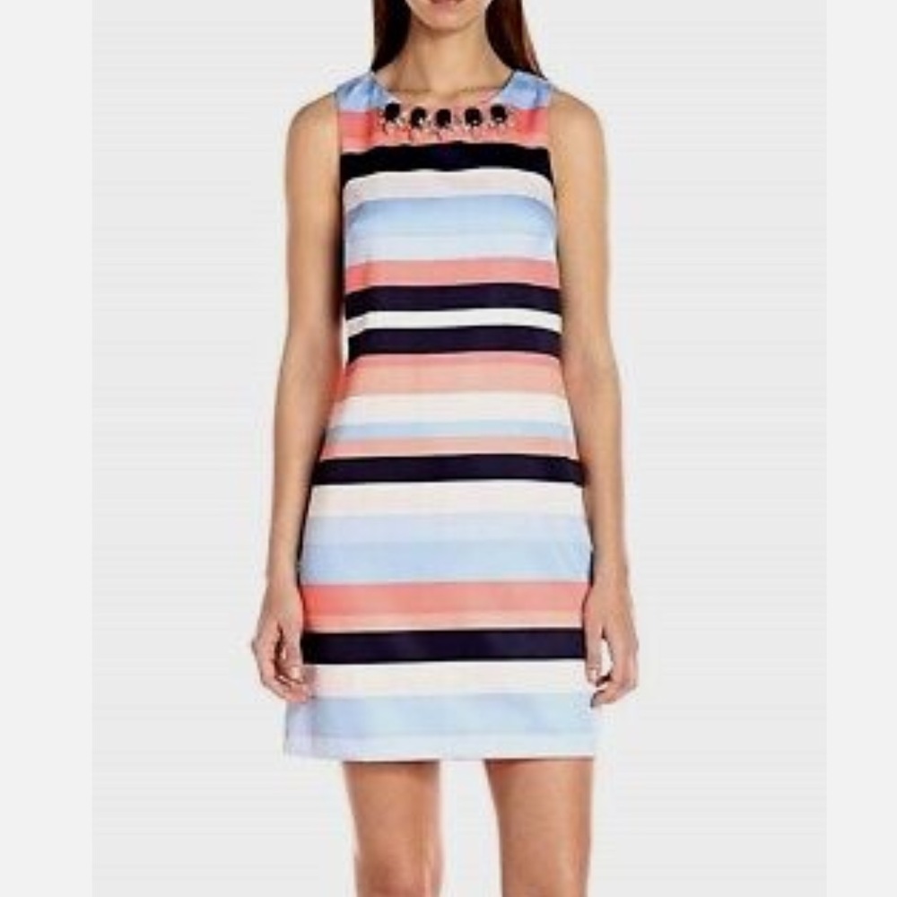 Vince Camuto Sleeveless Striped Dress